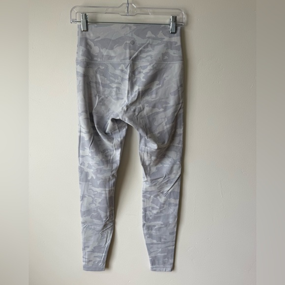 lululemon athletica Pants - Lululemon Light Gray Camo Leggings